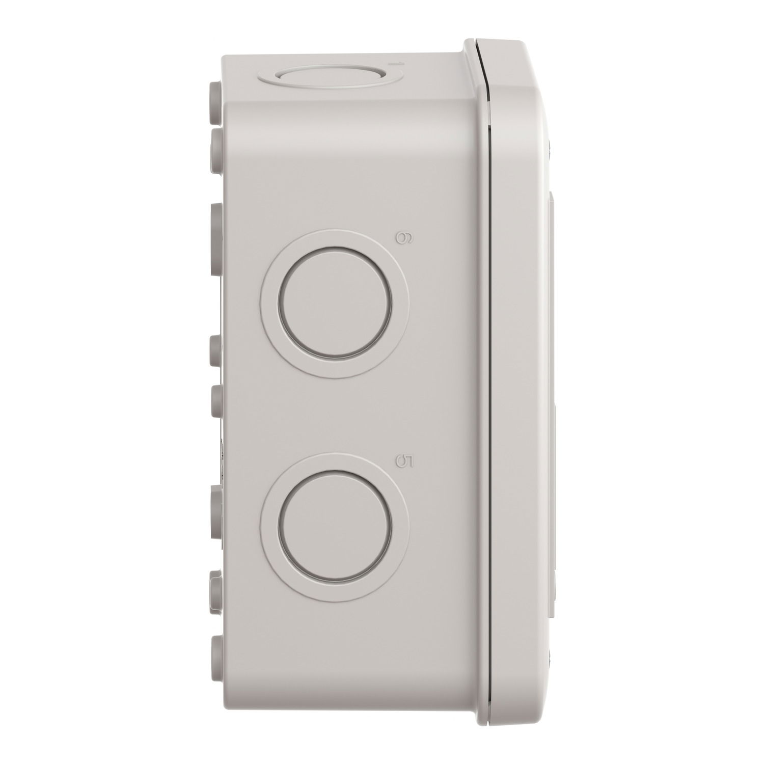Empty control station - light grey - 3 cut-outs - IP54 - for XB7 Ø 22 mm – Image 6 of 9