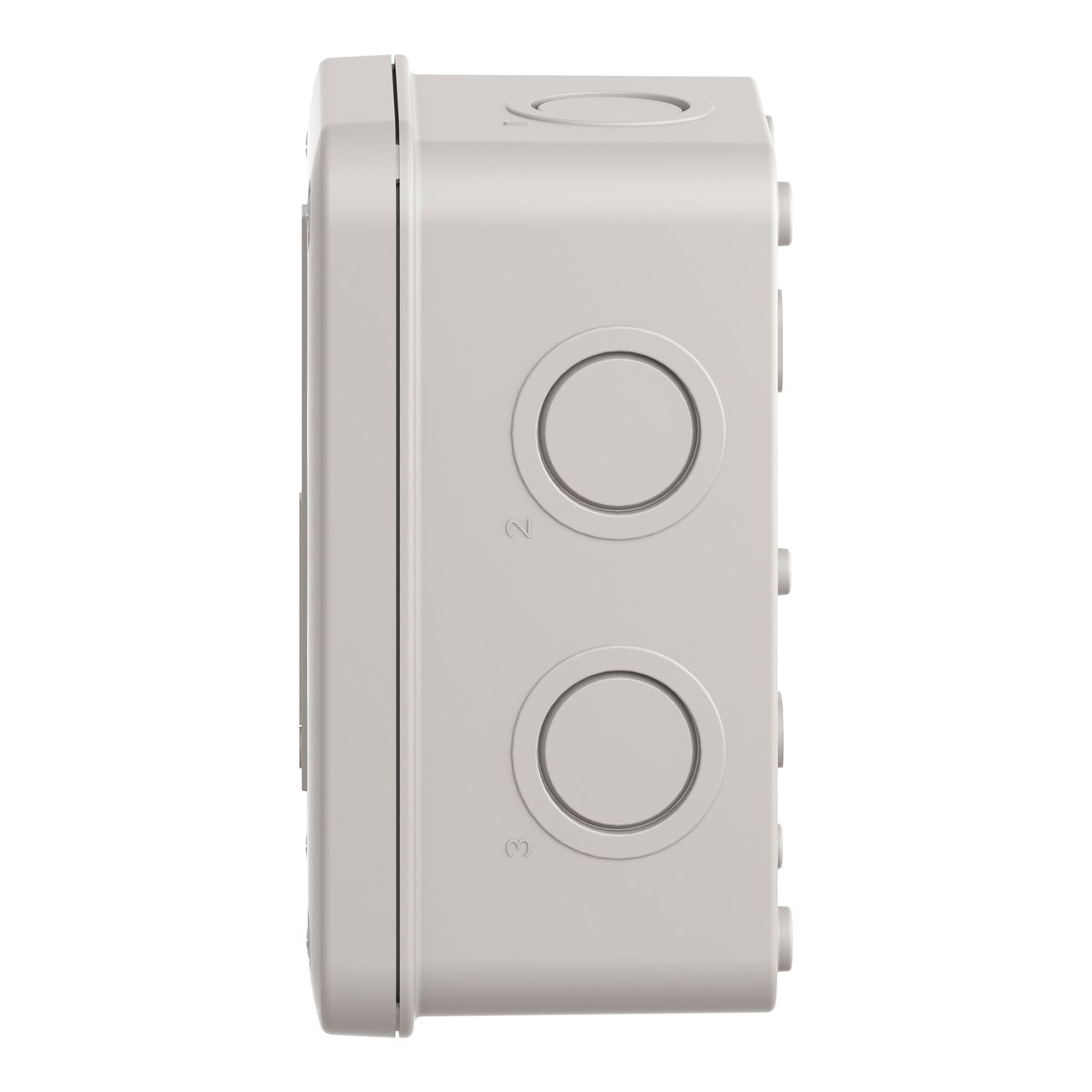 Empty control station - light grey - 3 cut-outs - IP54 - for XB7 Ø 22 mm – Image 7 of 9