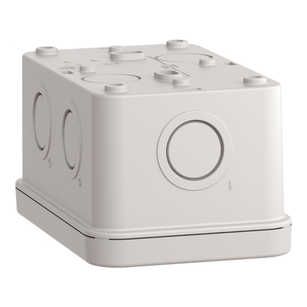 Empty control station - light grey - 3 cut-outs - IP54 - for XB7 Ø 22 mm – Image 5 of 9