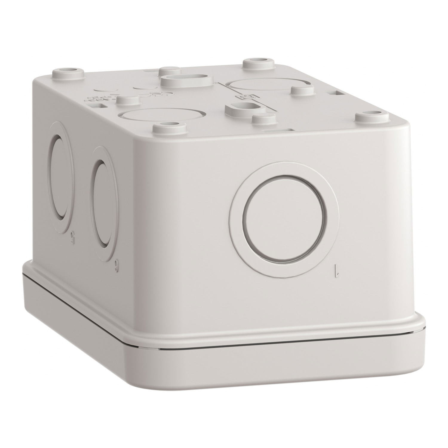 Empty control station - light grey - 3 cut-outs - IP54 - for XB7 Ø 22 mm – Image 5 of 9