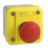Control station XAL-E - emergency switching off function - 1 NO + 1 NC