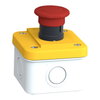 Control station XAL-E - emergency switching off function - 1 NO + 1 NC