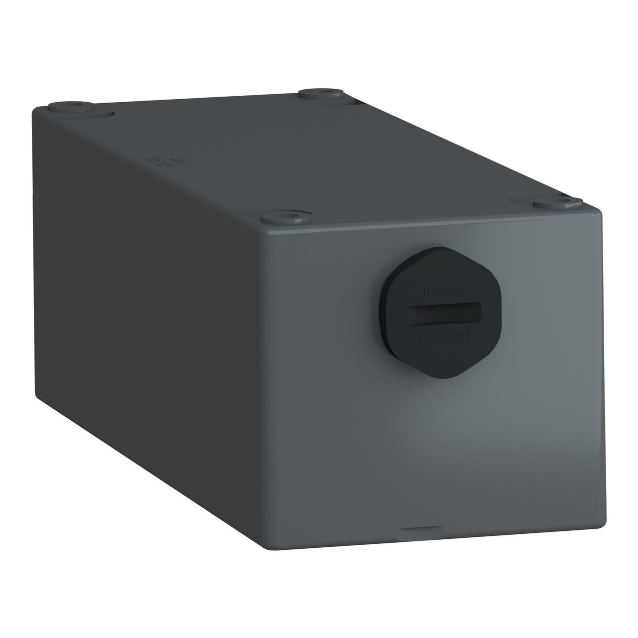 Empty control station-severe environments-black-3 cut-outs-3 vertical openings – Image 5 of 9