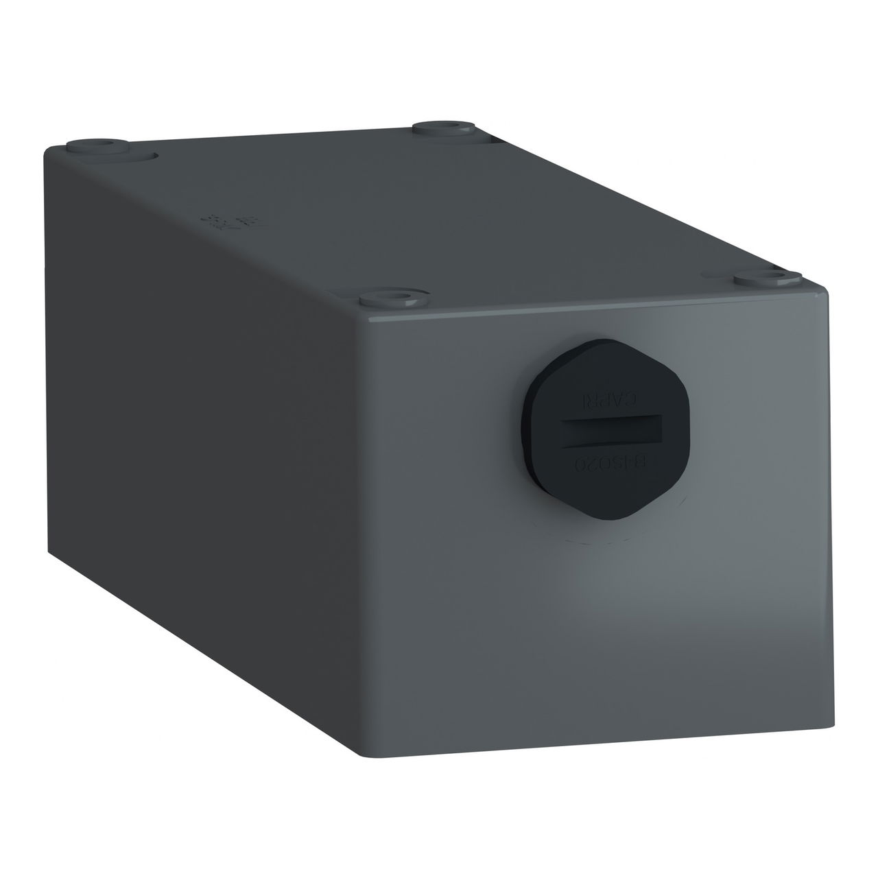 Empty control station-severe environments-black-4 cut-outs-4 vertical openings – Image 5 of 9