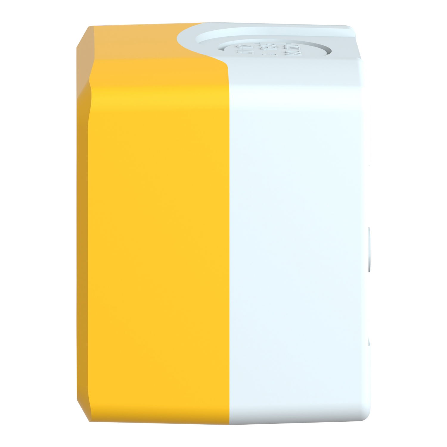 Empty enclosure, plastic, yellow lid for push button Ø22, 1 cut-out – Image 7 of 10