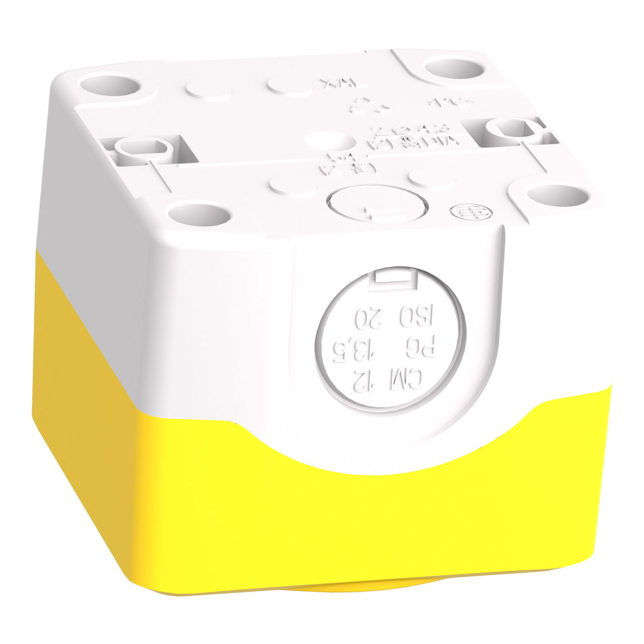 Empty box yellow color for illuminated e.stop 1 hole – Image 5 of 10