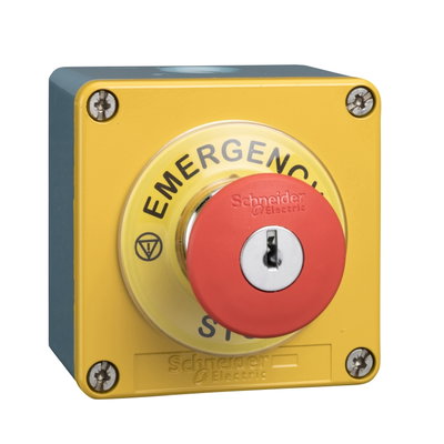 Die-cast empty control station - XAPJ - Ø 22 - zinc alloy - 1 holes