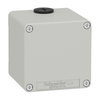Harmony XAP, XB2 SL, Empty control station, zinc alloy, grey, M20, undrilled, 80 x 80 x 77, UL cULus