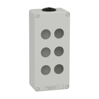 Kapsling 6hål 22mm 80X175X51,5