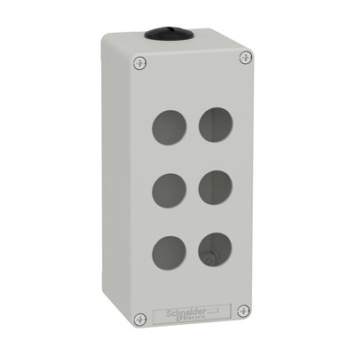 Kapsling 6hål 22mm 80X175X77