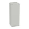 Harmony XAP, XB2 SL, Empty control station, zinc alloy, grey, M25, undrilled, 80 x 220 x 77