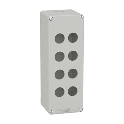 Kapsling 8hål 22mm 80X220X77
