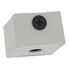 Harmony XAP, XB2 SL, Empty control station, zinc alloy, grey, M20, 1 cut-out 22mm, 80 x 80 x 51,5, UL cULus