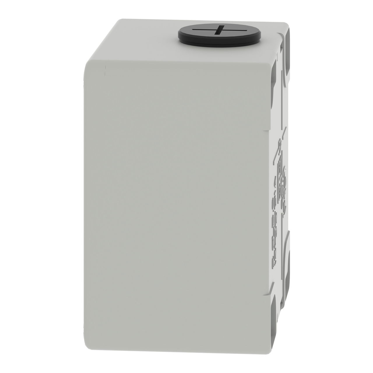 Harmony XAP, XB2 SL, Empty control station, zinc alloy, grey, M20, 2 cut-outs 22mm, 80 x 80 x 51,5, UL cULus – Image 7 of 9