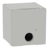 Harmony XAP, XB2 SL, Empty control station, zinc alloy, grey, M20, undrilled, 80 x 80 x 77, UL cULus