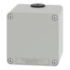 Harmony XAP, XB2 SL, Empty control station, zinc alloy, grey, M20, undrilled, 80 x 80 x 77, UL cULus