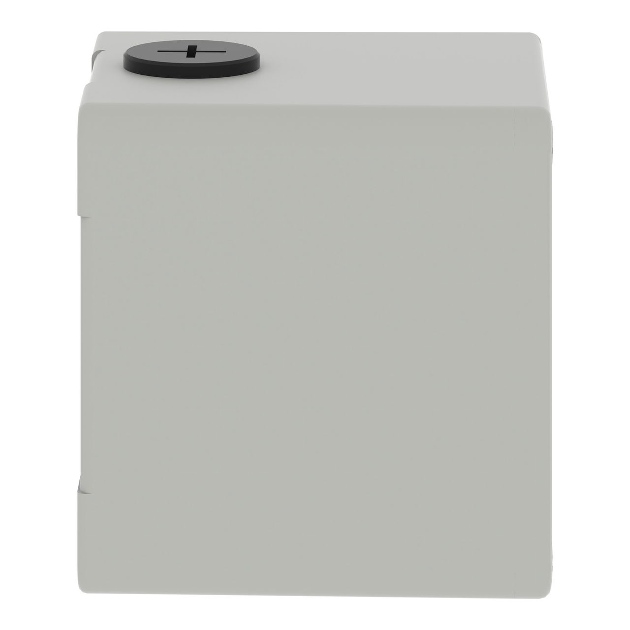 Harmony XAP, XB2 SL, Empty control station, zinc alloy, grey, M20, 1 cut-out 22mm, 80 x 80 x 77, UL cULus – Image 6 of 9