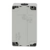 Harmony XAP, XB2 SL, Empty control station, zinc alloy, grey, M20, 2 cut-outs 22mm, 80 x 130 x 51,5, UL cULus