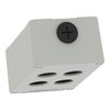Harmony XAP, XB2 SL, Empty control station, zinc alloy, grey, M20, 4 cut-outs 22mm, 80 x 130 x 51,5, UL cULus