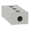 Kapsling 3hål 22mm 80X175X51,5