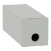 Harmony XAP, XB2 SL, Empty control station, zinc alloy, grey, M25, undrilled, 80 x 220 x 77
