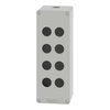 Kapsling 8hål 22mm 80X220X77
