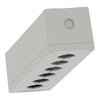 Harmony XAP, XB2 SL, Empty control station, aluminium, grey, M32, 6 cut-outs 30mm with notches, 80 x 310 x 77