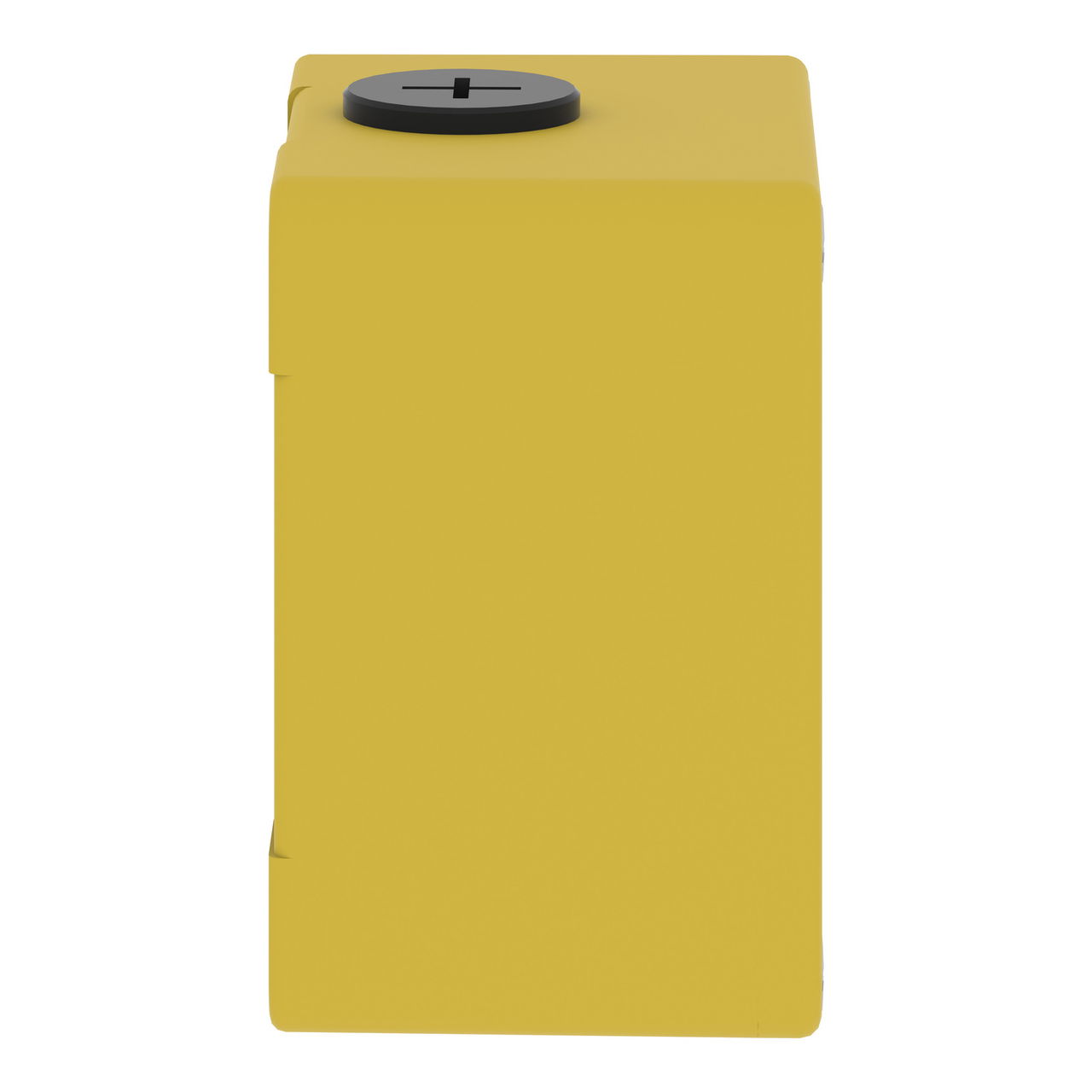 Harmony XAP, XB2 SL, Empty control station, zinc alloy, yellow, M20, 1 cut-out 22mm, 80 x 80 x 51,5, UL cULus – Image 6 of 9