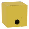 Harmony XAP, XB2 SL, Empty control station, zinc alloy, yellow, M20, undrilled, 80 x 80 x 77, UL cULus