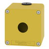 Harmony XAP, XB2 SL, Empty control station, zinc alloy, yellow, M20, 1 cut-out 22mm, 80 x 80 x 77, UL cULus