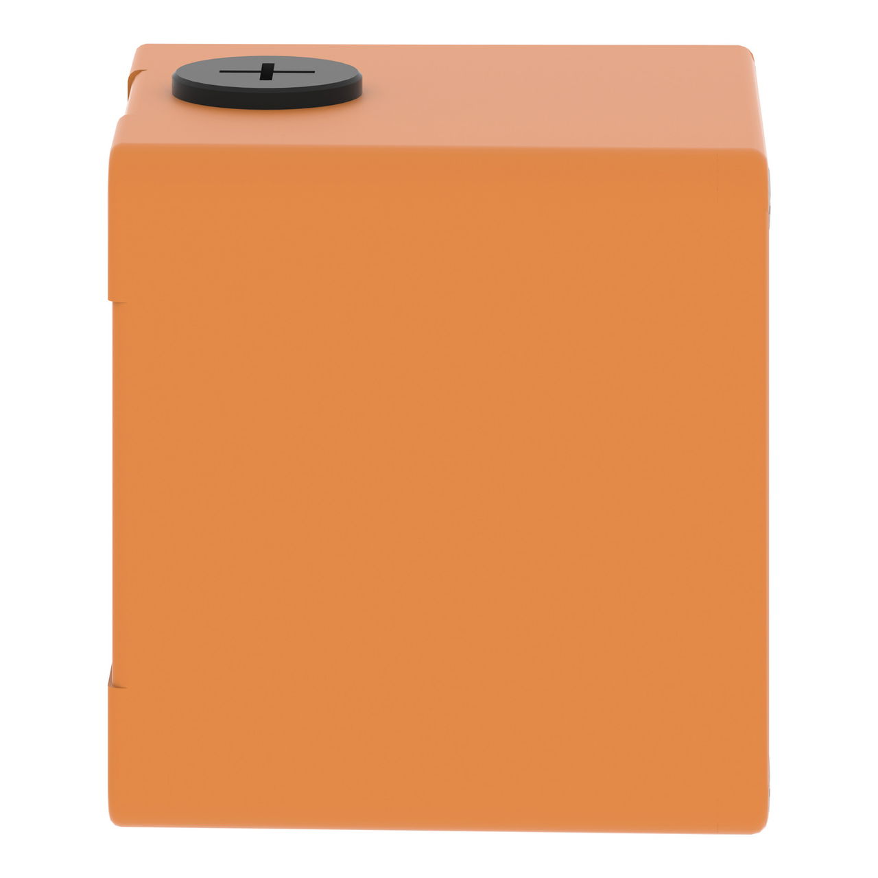 Harmony XAP, XB2 SL, Empty control station, zinc alloy, orange, M20, 1 cut-out 22mm, 80 x 80 x 77, UL cULus – Image 6 of 9
