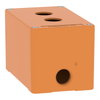 Harmony XAP, XB2 SL, Empty control station, zinc alloy, orange, M20, 2 cut-outs 22mm, 80 x 130 x 77, UL cULus
