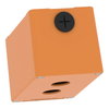 Harmony XAP, XB2 SL, Empty control station, zinc alloy, orange, M20, 2 cut-outs 22mm, 80 x 130 x 77, UL cULus