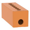Harmony XAP, XB2 SL, Empty control station, zinc alloy, orange, M25, 6 cut-outs 22mm, 80 x 220 x 77