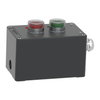 Control station, metal, start stop function, 2 flush push buttons, green, red, 1 NO + 1 NC, ATEX