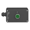 Control station, plastic, start function, 1 flush push button, green, 1 NO, ATEX