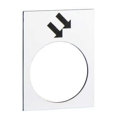 Legend - 30 x 40 mm - white - forward, fast