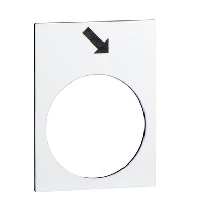 Legend - 30 x 40 mm - white - forward, slow