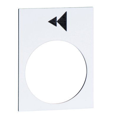 Legend plate 30x40 mm