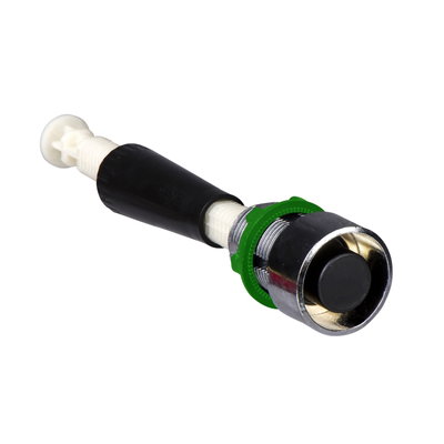 Black flush reset pushbutton Ø22 for 6...16 mm actuation distance