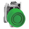 Drucktaster, Harmony XB4, Metall, 22mm, grün, tastend, mit Schutzkappe, 1S, ATEX