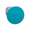 Pilzdrucktaster, Frontelement, Harmony XB4, Metall, 22mm, blau, Pilz 40mm, Zugentriegelung