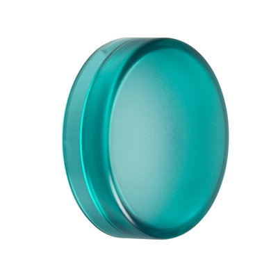 Green plain lens for circular pilot light Ø22 with BA9s bulb