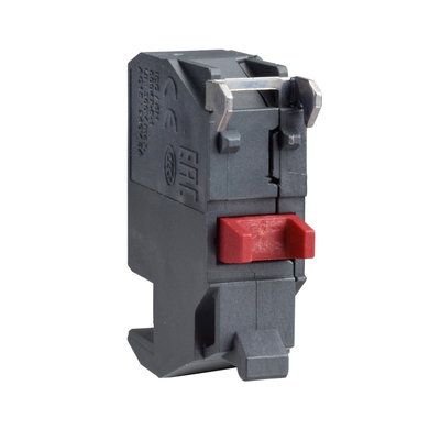 Single contact block for head Ø22 1NC silver alloy for plug-in connector