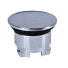 Round chromium plated blanking plug for Ø22 mm hole
