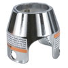 Chromium plated metal padlockable guard for Ø40 mushroom head