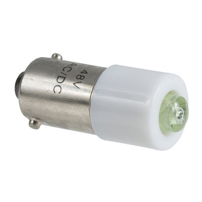 LED bulb with BA9s base - green - 24 V AC/DC