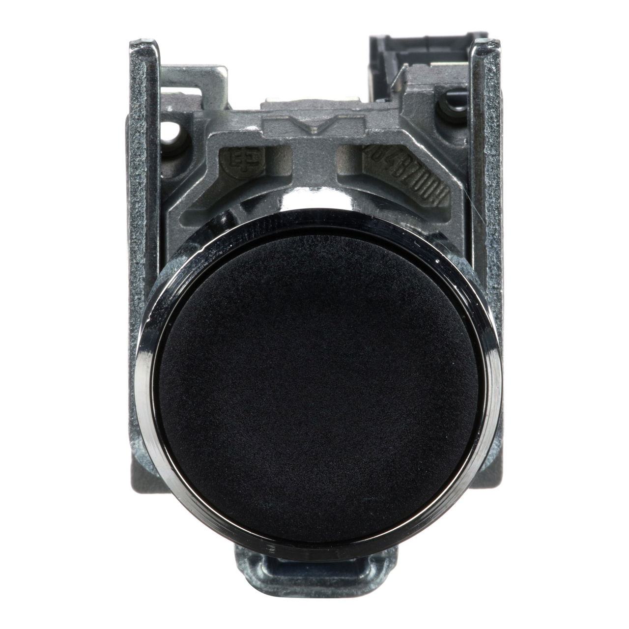 Push button, metal, flush, black, Ø22, spring return, unmarked, 1 NO – Image 4 of 9