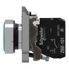 Drucktaster, Harmony XB4, Metall, 22mm, blau, unbeschriftet, tastend, Schraubklemme, 1S