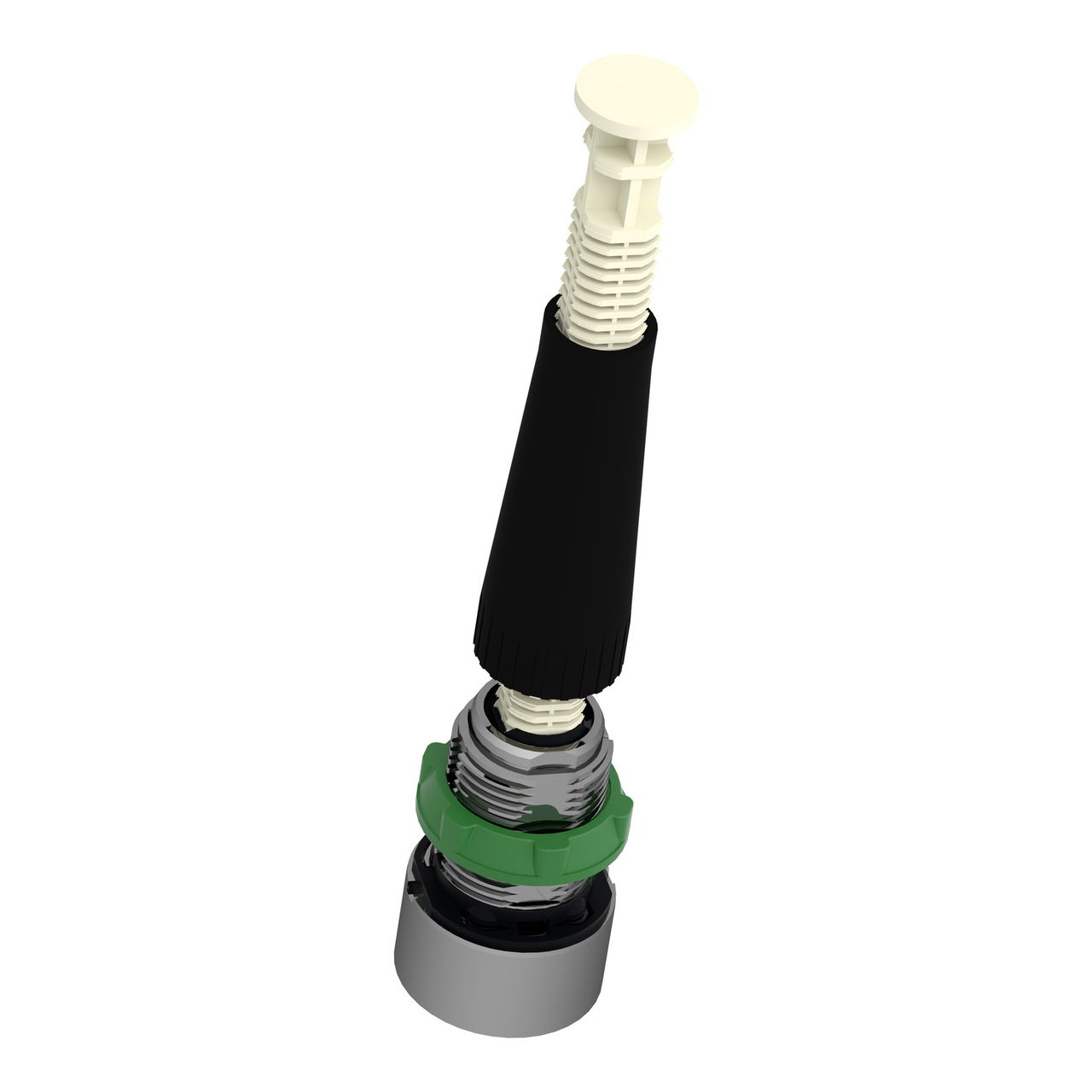 Black flush reset pushbutton Ø22 for 6...16 mm actuation distance – Image 5 of 9
